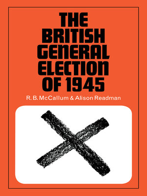 cover image of The British General Election of 1945